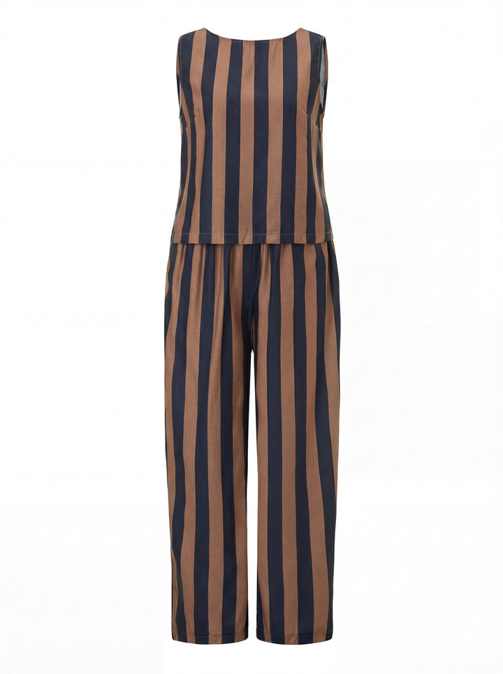 KIANA - Cozy Striped Matching Set