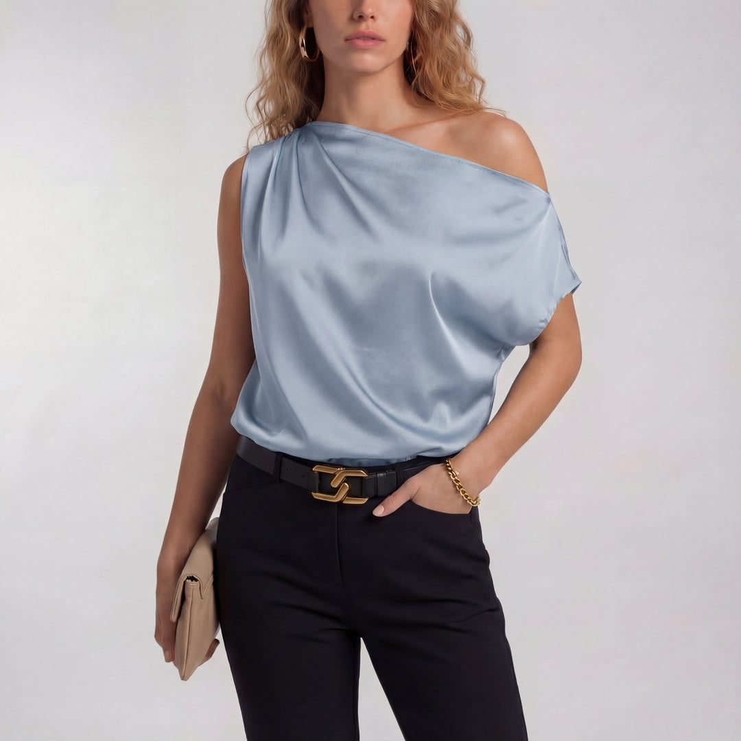 CAMILLA™ – Chic Casual One Shoulder Blouse