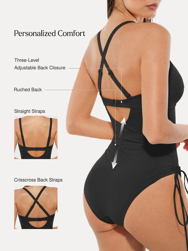 ANSA- Sculpting Mesh Stylish Swimsuit