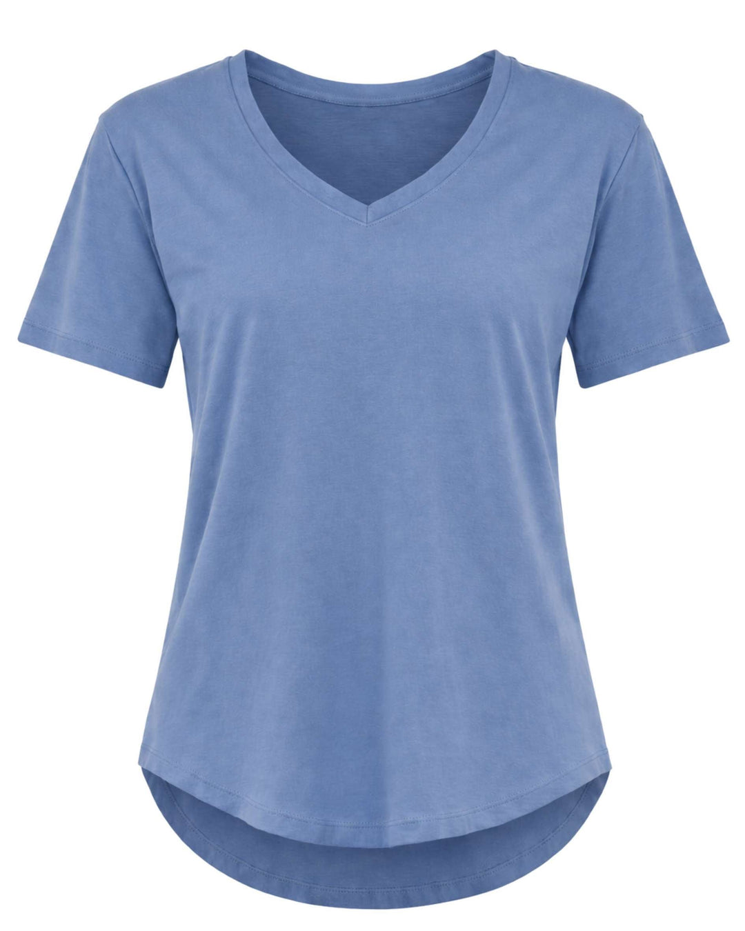 MIA- Blue V shape cotton t shirt