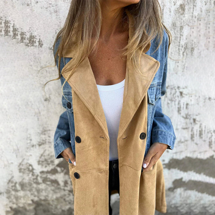 VANESSA - Chic Denim Trench
