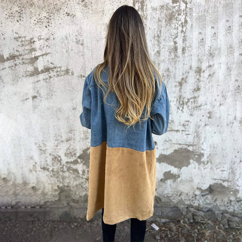 VANESSA - Chic Denim Trench