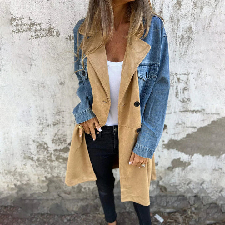 VANESSA - Chic Denim Trench