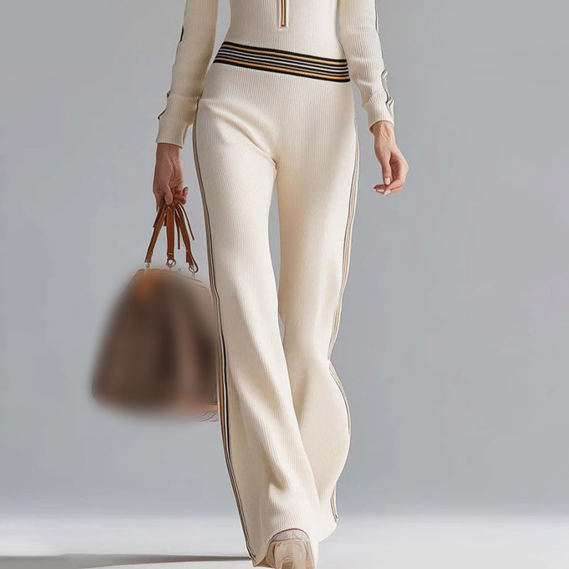 MARHA - Soft Ribbed Knit Jumpsuit